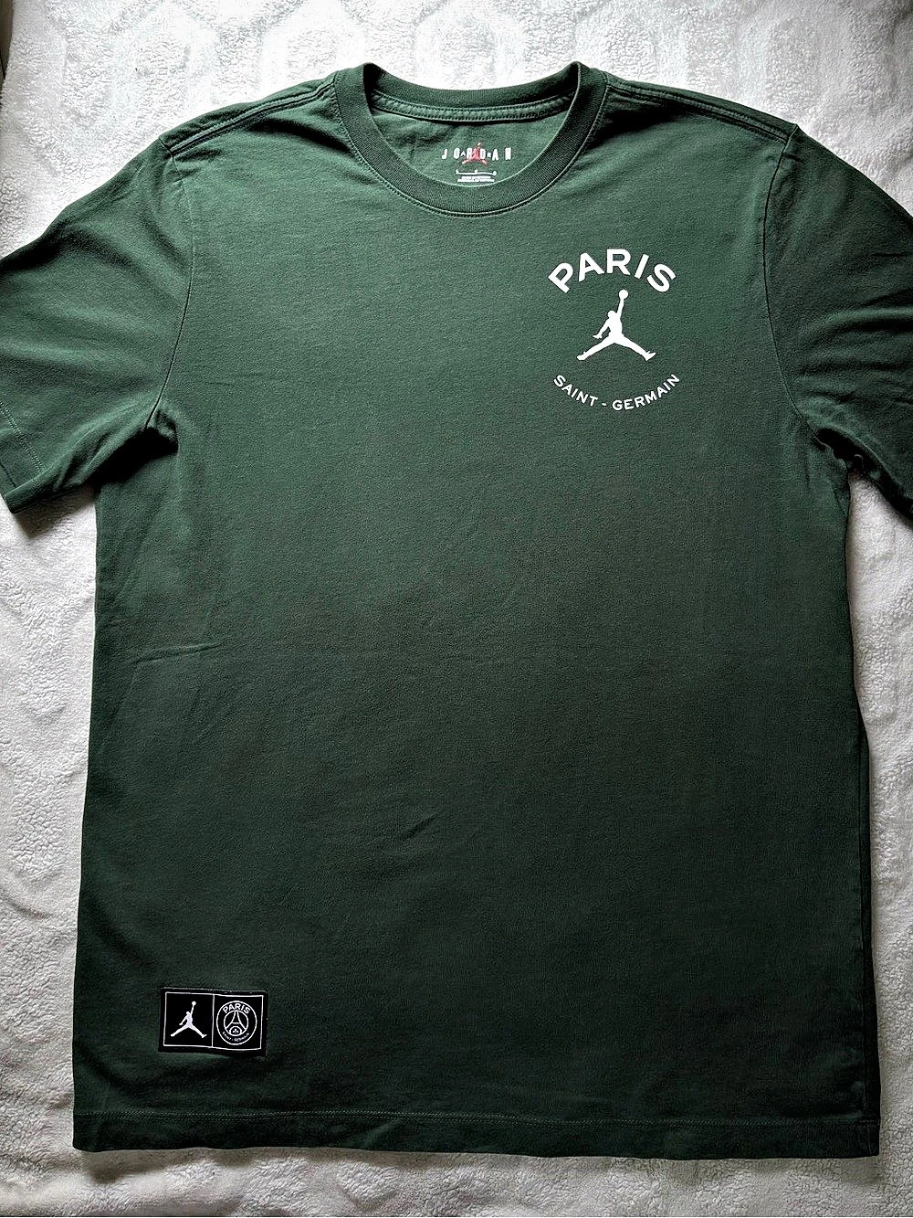 Jordan x Paris Saint-Germain T-Shirt Green Short Sleeve